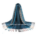 Lady Fashion Jacquard Foulard Wrap Shawl